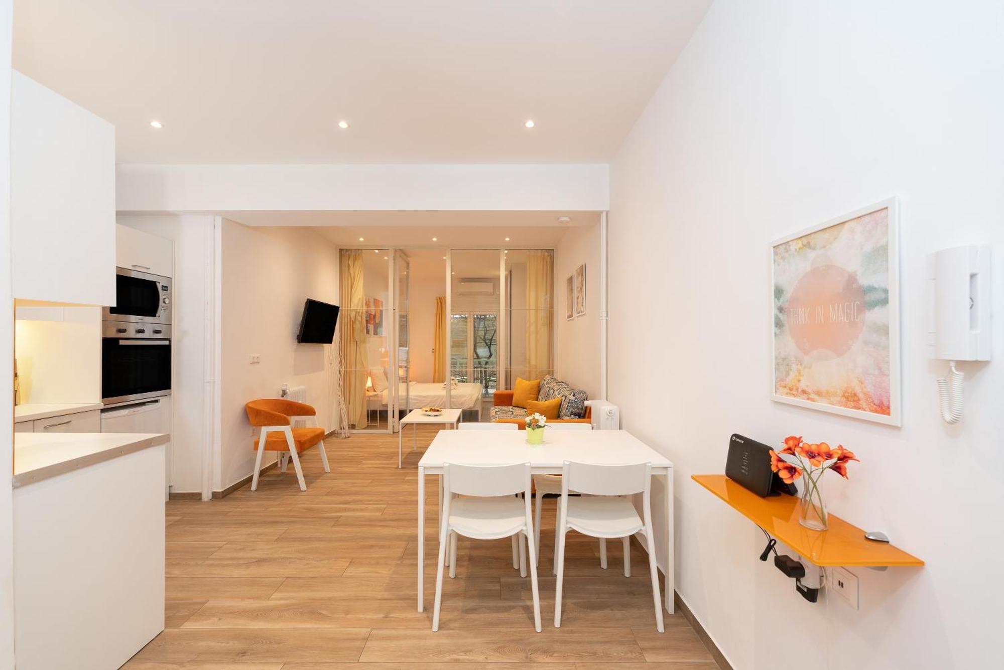 Spacious Peaceful Studio In Athene Buitenkant foto