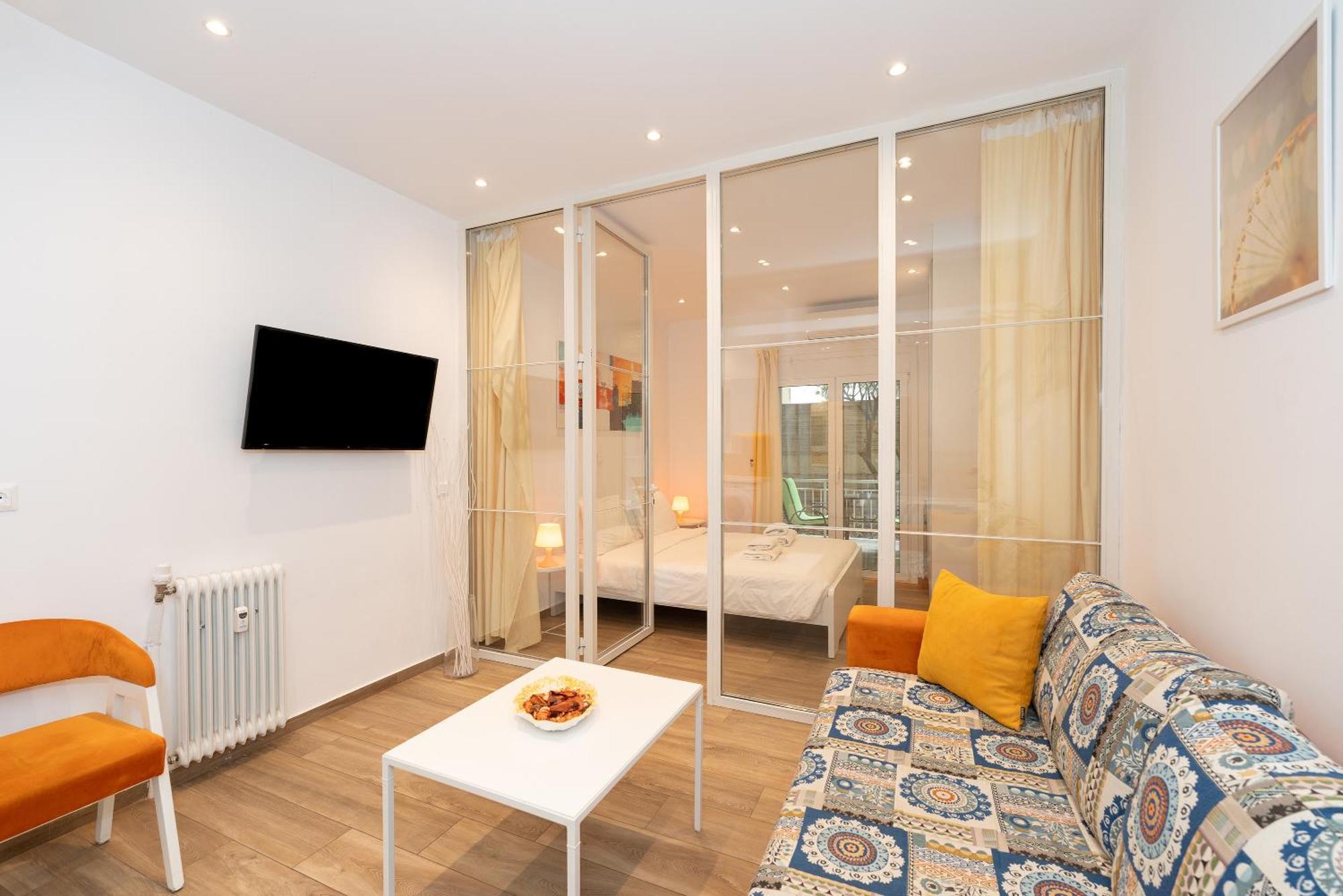Spacious Peaceful Studio In Athene Buitenkant foto